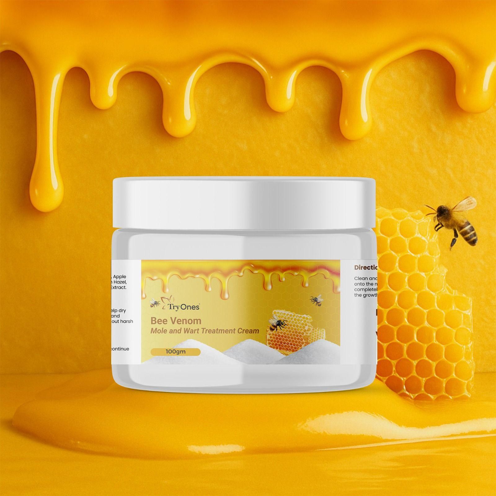 Bee Venom Mole and Wart Treatment Cream 200 gm Pack of 2