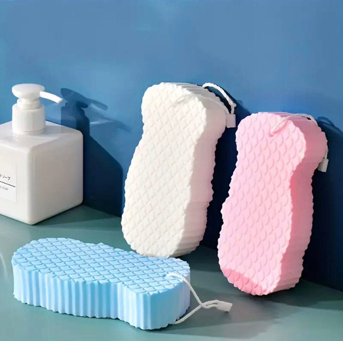 Ultra Soft Bath Body Shower Sponge PACK of 3 piece