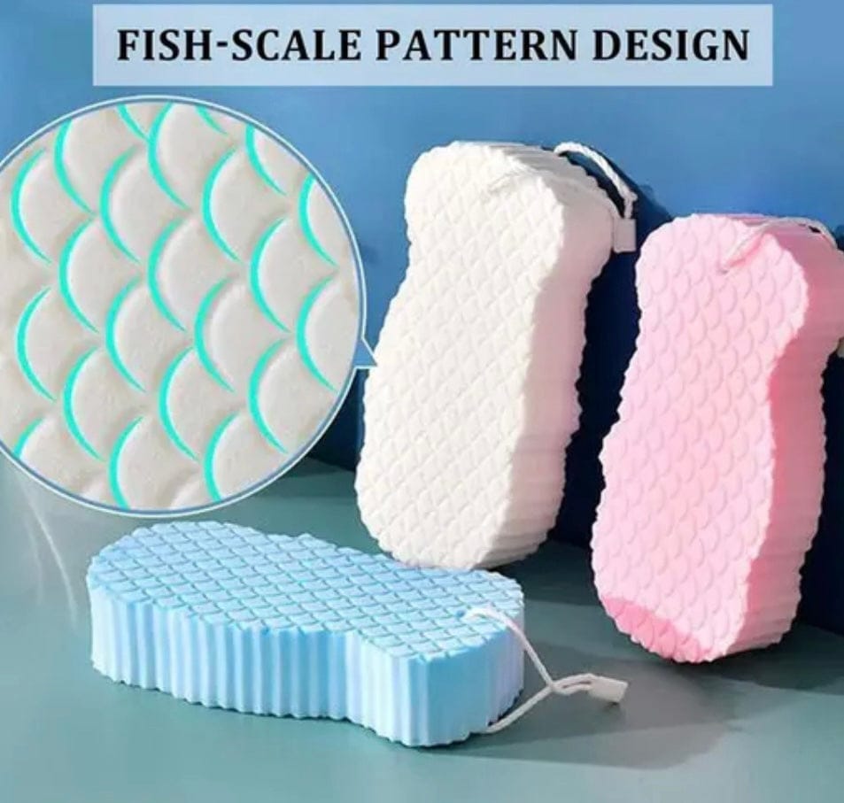 Ultra Soft Bath Body Shower Sponge PACK of 3 piece